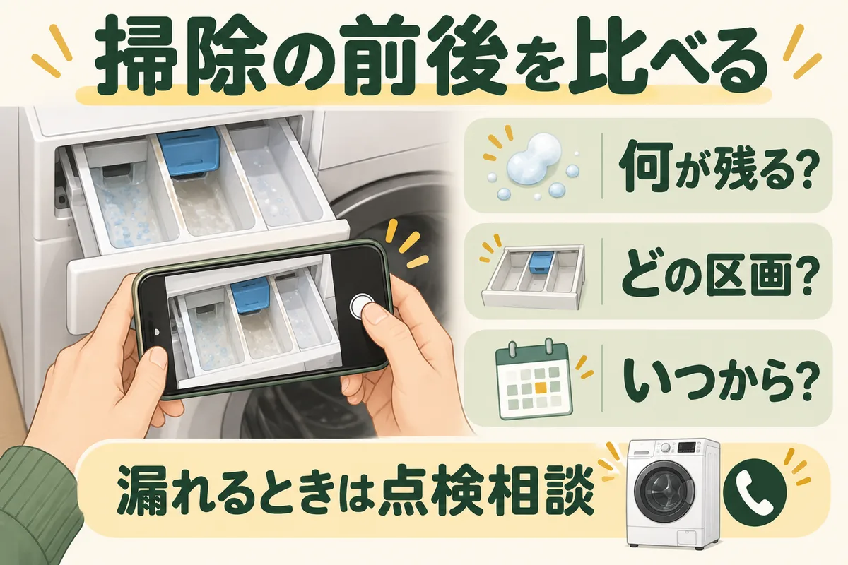 復旧したケースと次の運転で残る物を記録する図